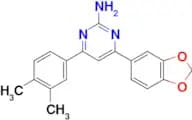 4-(2H-1,3-benzodioxol-5-yl)-6-(3,4-dimethylphenyl)pyrimidin-2-amine