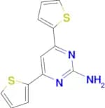 4,6-bis(thiophen-2-yl)pyrimidin-2-amine