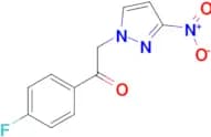 1-(4-fluorophenyl)-2-(3-nitro-1H-pyrazol-1-yl)ethan-1-one