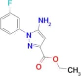 ethyl 5-amino-1-(3-fluorophenyl)-1H-pyrazole-3-carboxylate