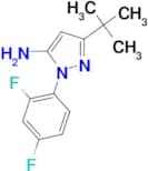 3-tert-butyl-1-(2,4-difluorophenyl)-1H-pyrazol-5-amine