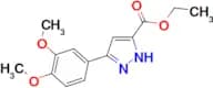 ethyl 5-(3,4-dimethoxyphenyl)-1H-pyrazole-3-carboxylate