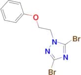 3,5-dibromo-1-(2-phenoxyethyl)-1H-1,2,4-triazole