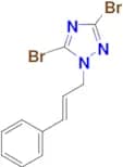 3,5-dibromo-1-[(2E)-3-phenylprop-2-en-1-yl]-1H-1,2,4-triazole
