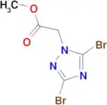 methyl 2-(3,5-dibromo-1H-1,2,4-triazol-1-yl)acetate