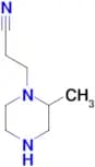 3-(2-methylpiperazin-1-yl)propanenitrile