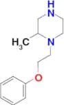 2-methyl-1-(2-phenoxyethyl)piperazine