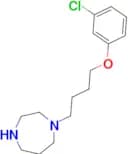 1-[4-(3-chlorophenoxy)butyl]-1,4-diazepane