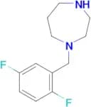 1-[(2,5-difluorophenyl)methyl]-1,4-diazepane