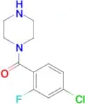 1-(4-chloro-2-fluorobenzoyl)piperazine