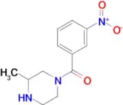 3-methyl-1-(3-nitrobenzoyl)piperazine