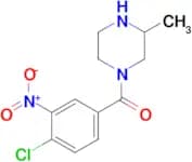 1-(4-chloro-3-nitrobenzoyl)-3-methylpiperazine