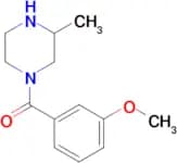 1-(3-methoxybenzoyl)-3-methylpiperazine