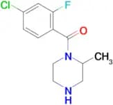 1-(4-chloro-2-fluorobenzoyl)-2-methylpiperazine