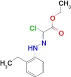 ethyl (2Z)-2-chloro-2-[2-(2-ethylphenyl)hydrazin-1-ylidene]acetate