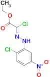 ethyl (2Z)-2-chloro-2-[2-(2-chloro-5-nitrophenyl)hydrazin-1-ylidene]acetate