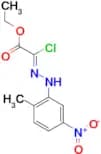 ethyl (2Z)-2-chloro-2-[2-(2-methyl-5-nitrophenyl)hydrazin-1-ylidene]acetate