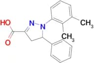 1-(2,3-dimethylphenyl)-5-phenyl-4,5-dihydro-1H-pyrazole-3-carboxylic acid