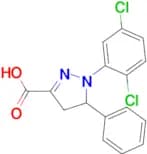 1-(2,5-dichlorophenyl)-5-phenyl-4,5-dihydro-1H-pyrazole-3-carboxylic acid
