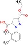 1-(2,3-dimethylphenyl)-3-(ethoxycarbonyl)-4,5-dihydro-1H-pyrazole-5-carboxylic acid