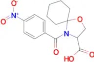 4-(4-nitrobenzoyl)-1-oxa-4-azaspiro[4.5]decane-3-carboxylic acid