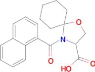 4-(naphthalene-1-carbonyl)-1-oxa-4-azaspiro[4.5]decane-3-carboxylic acid