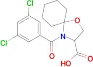 4-(3,5-dichlorobenzoyl)-1-oxa-4-azaspiro[4.5]decane-3-carboxylic acid