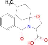 4-benzoyl-8-methyl-1-oxa-4-azaspiro[4.5]decane-3-carboxylic acid