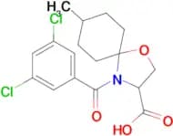 4-(3,5-dichlorobenzoyl)-8-methyl-1-oxa-4-azaspiro[4.5]decane-3-carboxylic acid