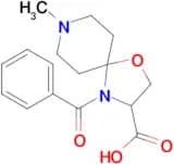 4-benzoyl-8-methyl-1-oxa-4,8-diazaspiro[4.5]decane-3-carboxylic acid