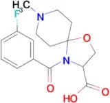 4-(3-fluorobenzoyl)-8-methyl-1-oxa-4,8-diazaspiro[4.5]decane-3-carboxylic acid