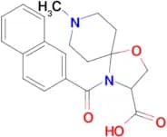 8-methyl-4-(naphthalene-2-carbonyl)-1-oxa-4,8-diazaspiro[4.5]decane-3-carboxylic acid