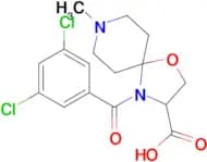 4-(3,5-dichlorobenzoyl)-8-methyl-1-oxa-4,8-diazaspiro[4.5]decane-3-carboxylic acid