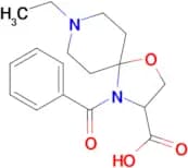 4-benzoyl-8-ethyl-1-oxa-4,8-diazaspiro[4.5]decane-3-carboxylic acid