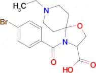4-(4-bromobenzoyl)-8-ethyl-1-oxa-4,8-diazaspiro[4.5]decane-3-carboxylic acid