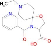 8-ethyl-4-(pyridine-3-carbonyl)-1-oxa-4,8-diazaspiro[4.5]decane-3-carboxylic acid