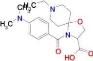 4-[4-(dimethylamino)benzoyl]-8-ethyl-1-oxa-4,8-diazaspiro[4.5]decane-3-carboxylic acid