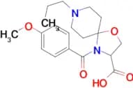 4-(4-methoxybenzoyl)-8-propyl-1-oxa-4,8-diazaspiro[4.5]decane-3-carboxylic acid