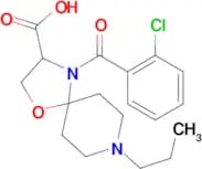 4-(2-chlorobenzoyl)-8-propyl-1-oxa-4,8-diazaspiro[4.5]decane-3-carboxylic acid