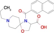 4-(naphthalene-2-carbonyl)-8-propyl-1-oxa-4,8-diazaspiro[4.5]decane-3-carboxylic acid