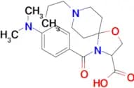 4-[4-(dimethylamino)benzoyl]-8-propyl-1-oxa-4,8-diazaspiro[4.5]decane-3-carboxylic acid