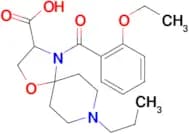 4-(2-ethoxybenzoyl)-8-propyl-1-oxa-4,8-diazaspiro[4.5]decane-3-carboxylic acid