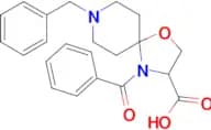 4-benzoyl-8-benzyl-1-oxa-4,8-diazaspiro[4.5]decane-3-carboxylic acid