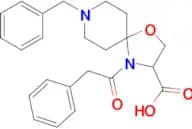 8-benzyl-4-(2-phenylacetyl)-1-oxa-4,8-diazaspiro[4.5]decane-3-carboxylic acid