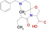 8-benzyl-4-(2-methylbutanoyl)-1-oxa-4,8-diazaspiro[4.5]decane-3-carboxylic acid