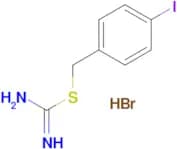{[(4-iodophenyl)methyl]sulfanyl}methanimidamide hydrobromide