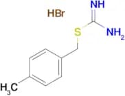 {[(4-methylphenyl)methyl]sulfanyl}methanimidamide hydrobromide