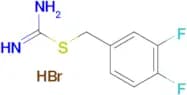 {[(3,4-difluorophenyl)methyl]sulfanyl}methanimidamide hydrobromide