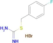 {[(4-fluorophenyl)methyl]sulfanyl}methanimidamide hydrobromide