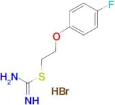 {[2-(4-fluorophenoxy)ethyl]sulfanyl}methanimidamide hydrobromide